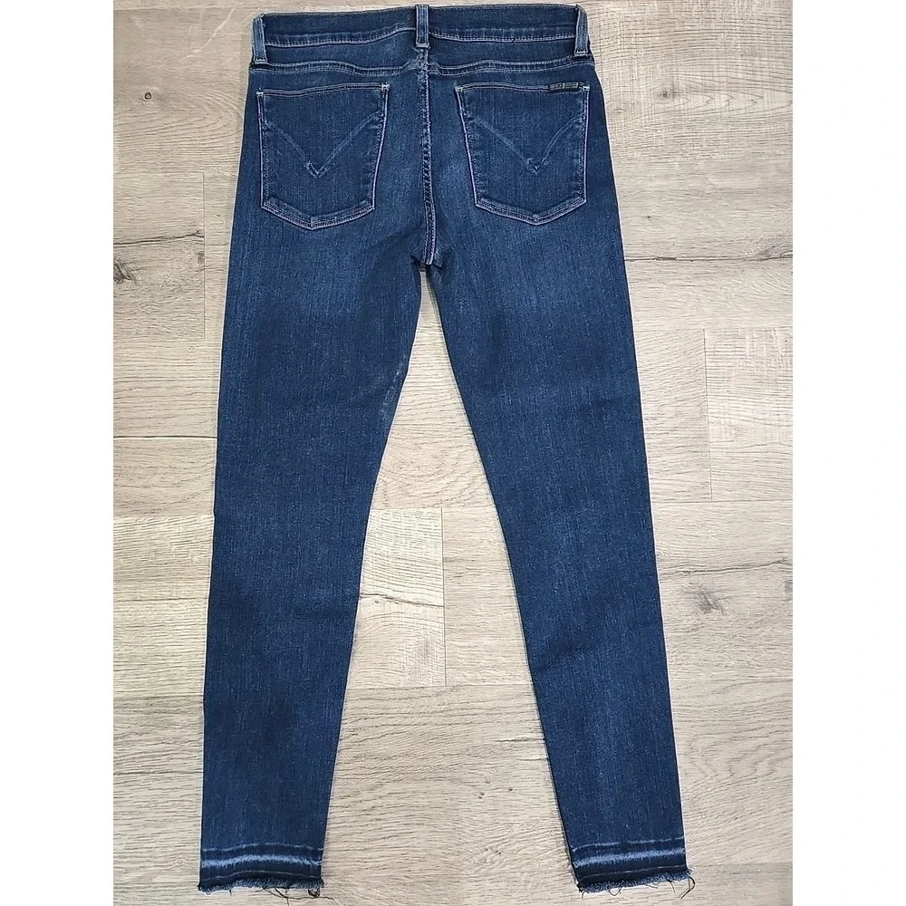 Hudson Women's Jeans Krista Crop‎ Super Skinny Raw Hem Size 27